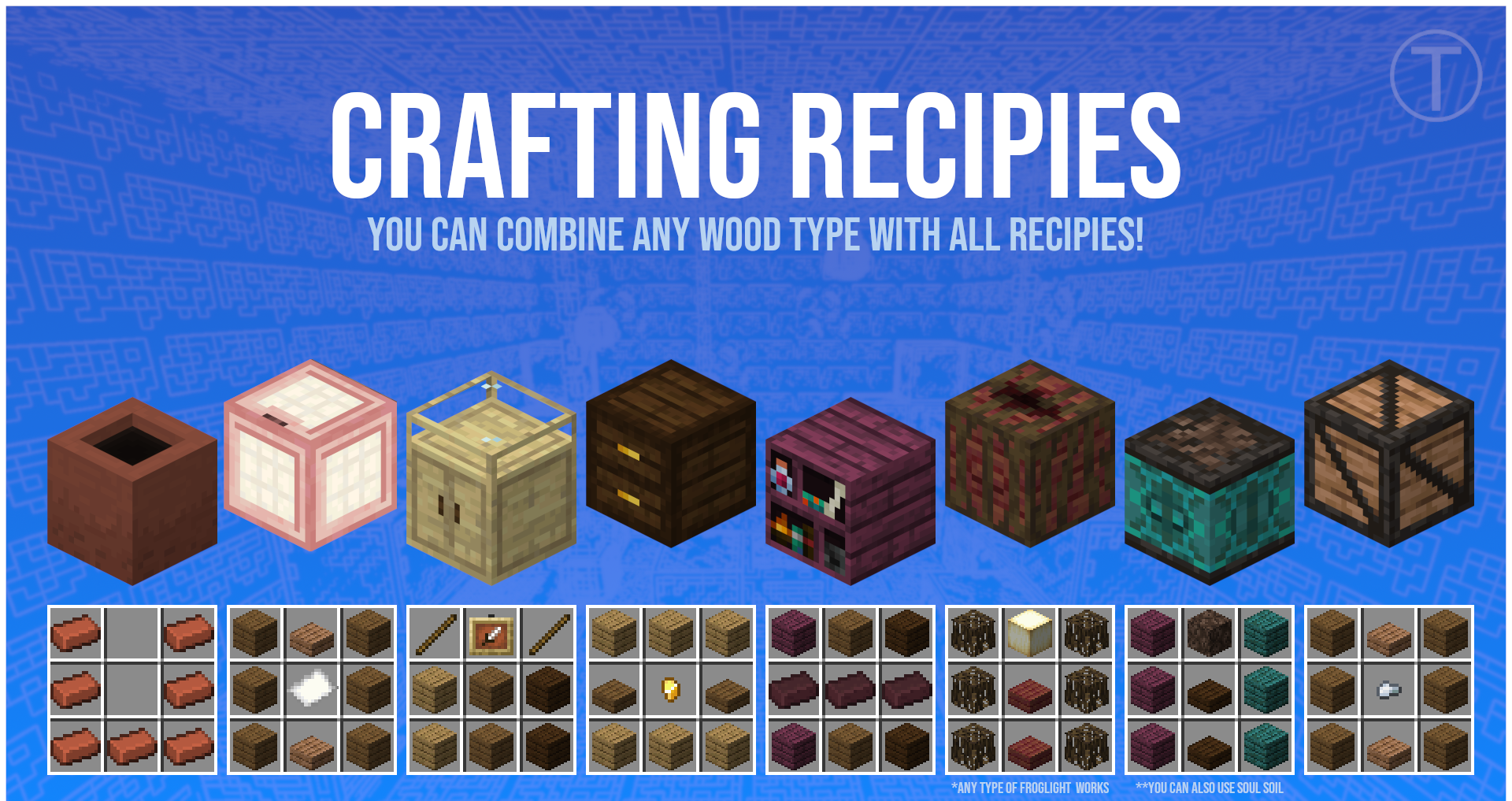 Shelf Storage Minecraft Data Pack